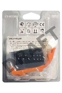 Картридж струйный Cactus CS-BCI3BK черный для Canon BJC-3000/ BJC-6000/ BJC-6100/ BJC-6200 (24ml)