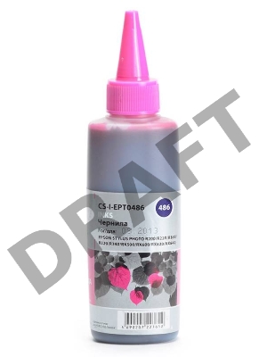Чернила Cactus CS-I-EPT0486 светло-пурпурный (100мл) Epson Stylus Photo R200/R220/R300/R320/R340