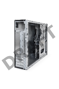 Корпус Desktop ExeGate MI-641-TPS300 (mini-ITX/mATX, БП TPS300 с вент. 8см, 2*USB+2*USB3.0, HD аудио, черный)