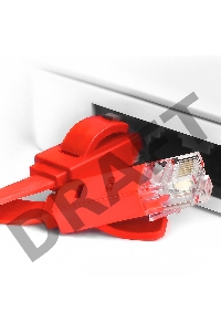 Патч-корд Greenconnect PROF плоский прямой 5.0m, UTP медь кат.6, красный, позолоченные контакты, 30 AWG, GCR-LNC624-5.0m, ethernet high speed 10 Гбит/с, RJ45, T568B Greenconnect Патч-корд PROF плоский прямой 5.0m, UTP медь кат.6, красный, позолоченные кон