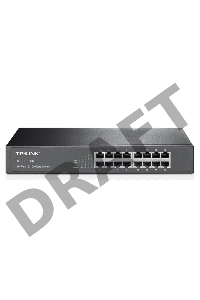 Сетевой коммутатор TP-Link SMB TL-SF1016DS Коммутатор неуправляемый 16 ports 10/100 Мбит/с