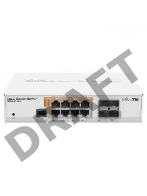 Маршрутизатор 8PORT 1000M 4SFP CRS112-8P-4S-IN MIKROTIK