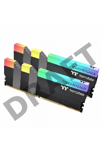Модуль памяти 16GB Thermaltake DDR4 3000 DIMM TOUGHRAM RGB Black Gaming Memory Non-ECC, CL16, 1.35V, Heat Shield, XMP 2.0, Kit (2x8GB), RTL