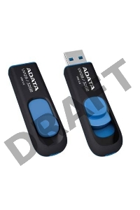 Флеш Диск 128GB ADATA UV128, USB 3.0, черный/синий
