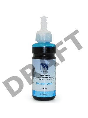 Чернила совместимые NV-INK100U Light Cyan универсальные на водной основе для аппаратов Сanon/Epson/НР/Lexmark (100ml) (Китай)