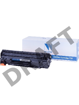 Картридж NV Print совместимый HP CE278A/Canon728 для LJ P 1566/P1606/Canon MF4410/MF4430/MF4450 (2100k)