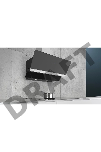 Вытяжка для настенного монтажа SIEMENS iQ300 LC96KAJ60M, ширина 90см, черный