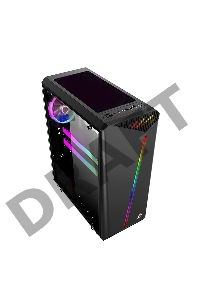 Корпус 1STPLAYER RAINBOW R3 / ATX, tempered glass side panel / 1x 120mm LED fan inc. / R3-1R1