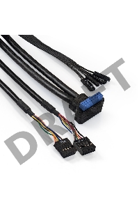 Корпус Desktop ExeGate MI-641-TPS300 (mini-ITX/mATX, БП TPS300 с вент. 8см, 2*USB+2*USB3.0, HD аудио, черный)