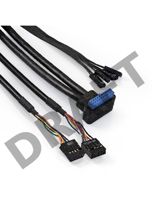 Корпус Desktop ExeGate MI-641-TPS300 (mini-ITX/mATX, БП TPS300 с вент. 8см, 2*USB+2*USB3.0, HD аудио, черный)