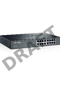 Коммутатор TP-Link SMB TL-SG1016D неуправляемый настольный/19U 16x10/100/1000BASE-T