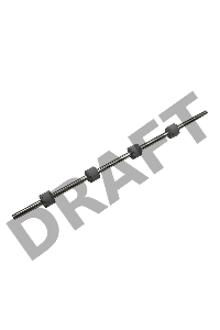 Вал выхода ADF Samsung SCX-4833/5637/CLX-6220 (JC66-01824A)