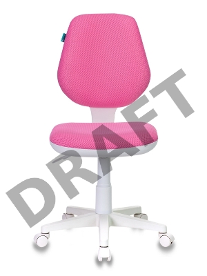 Кресло детское Бюрократ CH-W213/TW-13A розовый TW-13A (пластик белый)