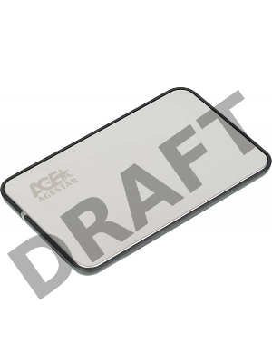 Внешний корпус для HDD/SSD AgeStar 3UB2A8S-6G SATA III пластик/алюминий серебристый 2.5