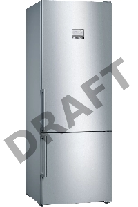 Холодильник Bosch KGN56HI30M Series 6 с морозильной камерой снизу Отдельностоящий