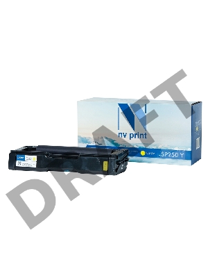 Картридж NVP совместимый NV-SP250 Yellow для Ricoh Aficio SPC250DN/SPC260/SPC261 (1600k)