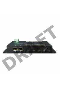 Индустриальный коммутатор Planet IP30, IPv6/IPv4, 8-Port 1000TP + 2-Port 100/1000F SFP Wall-mount Managed Ethernet Switch (-40 to 75 C), dual redundant power input on 12-48VDC / 24VAC terminal block and power jack, SNMPv3, 802.1Q VLAN, IGMP Snooping, SSL,