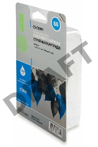 Картридж струйный Cactus CS-C9391 голубой для №88 HP Officejet Pro K550 (29ml)