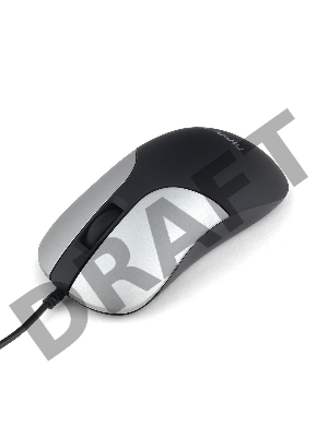 Мышь Гарнизон GM-215, USB, чип- Х, черный/серый, soft touch1000 DPI, 2кн.+колесо-кнопка