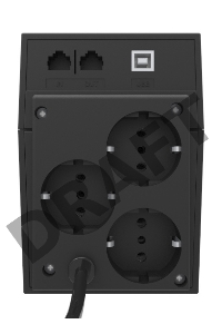 Источник бесперебойного питания Powercom RPT-1000AP EURO 600W USB