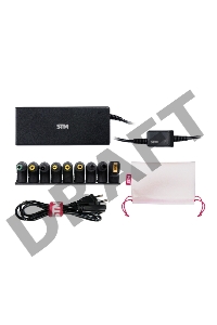 Универсальный адаптер для ноутбуков на 120Ватт Адаптер для ноутбуков STM BLU120, 120W, USB(2.1A)