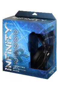 Наушники с микрофоном Oklick HS-L700G INFINITY черный 2.2м мониторы оголовье (HS-L700G)