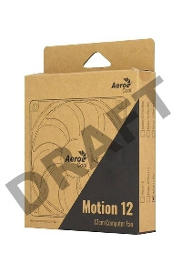 Вентилятор Aerocool Motion 12 Plus , 120x120x25мм, 1200 об/мин, Molex 4-pin + 3-pin, 29.8 CFM, 22.1 дБА, съемная крыльчатка, гидравлический подшипник