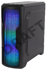 Корпус Hiper M62 черный без БП ATX 1x120mm 2xUSB2.0 1xUSB3.0 audio bott PSU