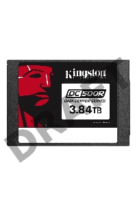 Твердотельный накопитель Kingston 3840GB SSDNow DC500R (Read-Centric) SATA 3 2.5 (7mm height) 3D TLC