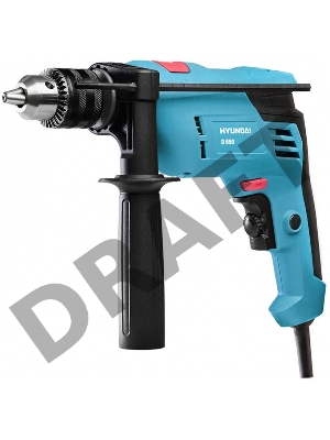 Дрель ударная HYUNDAI D 650 { 650Вт, 0-3000 об/мин, патрон ЗВП, 2 кг + коробка }