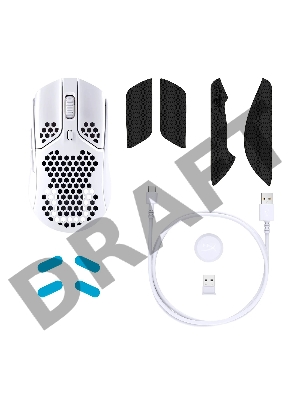 Манипулятор игровой мышь HyperX Pulsefire Haste Wireless White
