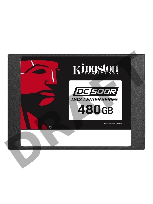 Твердотельный накопитель Kingston 480GB SSDNow DC500R (Read-Centric) SATA 3 2.5 (7mm height) 3D TLC
