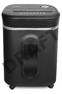 Шредер ГЕЛЕОС УМ28-4, DIN P-4 (4 ур-нь секр.), фрагмент 3,9х30мм,  19-21 лист (70г/м2), CD/пл.карты/скрепки/скобы, 28 литров