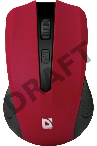 Мышь Defender Accura MM-935 Red USB 52937{Беспроводная оптическая мышь, 4 кнопки,800-1600 dpi}