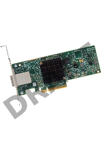 Контроллер LSI SAS9300-8E (PCI-E 3.0 x8, LP, EXTERNAL) SGL SAS12G, 8port (2*extSFF8644), Каб.отдельно