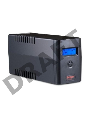 Источник бесперебойного питания ExeGate EP212515RUS Power Smart ULB-600 LCD <600VA, Black, 2 евророзетки, USB>