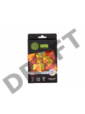 Фотобумага Cactus CS-HGA626020 Professional суперглянцевая A6 260 г/м2 20 листов