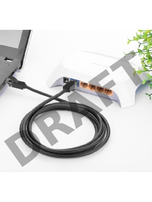 Патч-корд Greenconnect прямой 4.0m UTP кат.5e, черный, позолоченные контакты, 24 AWG, литой, Greenconnect-LNC06-4.0m, ethernet high speed 1 Гбит/с, RJ45, T568B Greenconnect Патч-корд прямой 4.0m UTP кат.5e, черный, позолоченные контакты, 24 AWG, литой, Gr