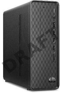 Персональный компьютер/ HP Slim S01-aF2009ur  Intel Core i3 10105(3.7Ghz)/8192Mb/512PCISSDGb/noDVD/Int:Intel UHD Graphics 630/war 1y/Jet Black/DOS + No KBD, no MOUSE