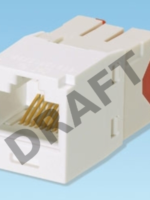 Модуль информационный Panduit Mini-Com CJ5E88TGAW Mini-Com RJ45 кат.5e белый арктический