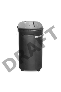 Шредер ГЕЛЕОС УМ28-4, DIN P-4 (4 ур-нь секр.), фрагмент 3,9х30мм,  19-21 лист (70г/м2), CD/пл.карты/скрепки/скобы, 28 литров