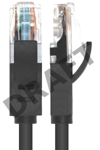 Патч-корд Greenconnect прямой 4.0m UTP кат.5e, черный, позолоченные контакты, 24 AWG, литой, Greenconnect-LNC06-4.0m, ethernet high speed 1 Гбит/с, RJ45, T568B Greenconnect Патч-корд прямой 4.0m UTP кат.5e, черный, позолоченные контакты, 24 AWG, литой, Gr