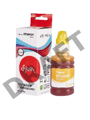 Чернила Sakura BT5000Y для Brother, желтый, 10000 к., 100 мл.