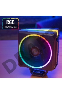 Кулер CPU Aerocool Cylon 4 (универсальный, 145W, 14-26 dB, 800-1800 rpm, 120мм, 4pin, подсветка, медь+алюминий) RTL