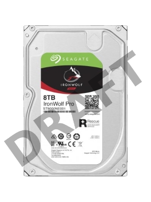 Накопитель HDD Seagate SATA3 8Tb IronWolf Pro NAS 7200 256Mb 1 year ocs