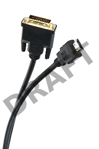 Кабель HDMI to DVI-D (19M -25M) 2м, TV-COM <LCG135E-2M>