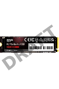 Накопитель SSD Silicon Power PCI-E 4.0 x4 500Gb SP500GBP44UD9005 M-Series UD90 M.2 2280