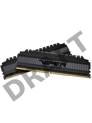 Оперативная память DDR 4 DIMM 16Gb (8GBx2) PC32000, 4000Mhz, PATRIOT BLACKOUT Kit (PVB416G400C9K) (retail)