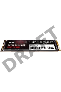Накопитель SSD Silicon Power PCI-E 4.0 x4 500Gb SP500GBP44UD9005 M-Series UD90 M.2 2280