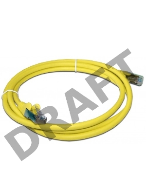 Патч-корд LANMASTER LSZH FTP кат.6, 0.5 м, желтый Патч-корд LANMASTER LSZH FTP кат.6, 0.5 м, желтый